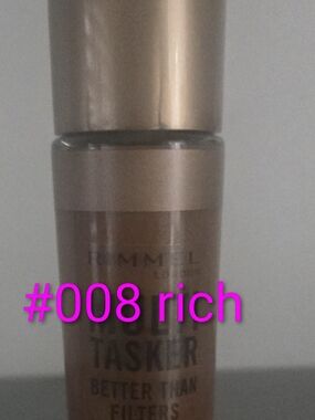 Rimmel Multi Tasker London #008 Rich Warm Brown Liquid Primer/highlighter